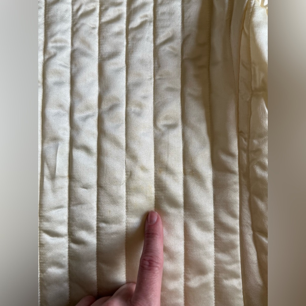 VTG Jessica's Gunne Sax Quilted Long Sleeve Satin
Lace Trim Open Prairie Jacket - Picture 16 of 16